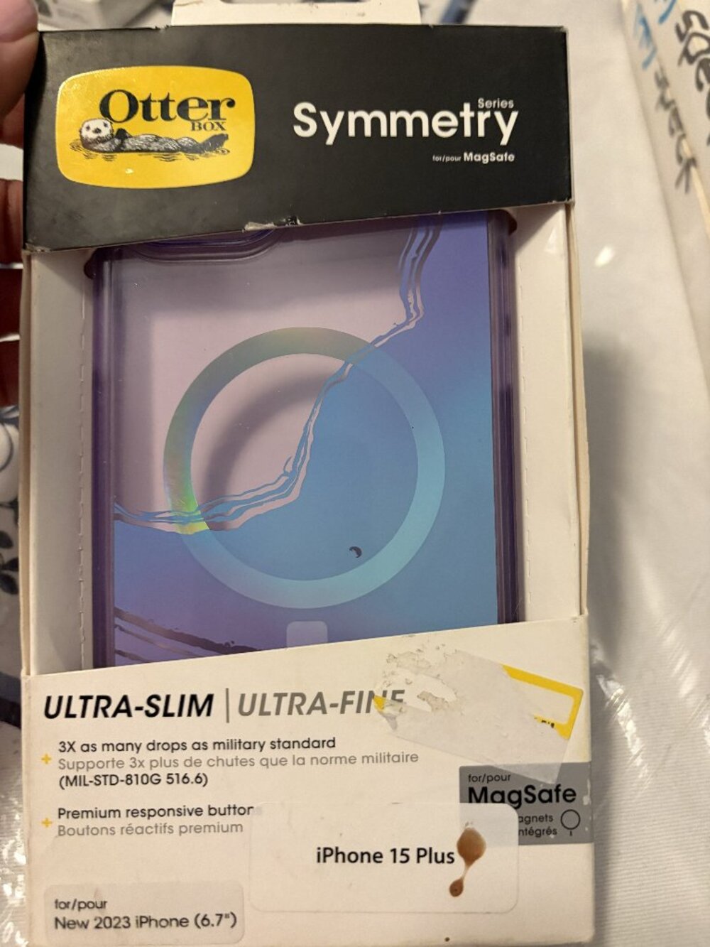 New Otterbox Symmetry Ultra Slim Iphone 15 Plus Case